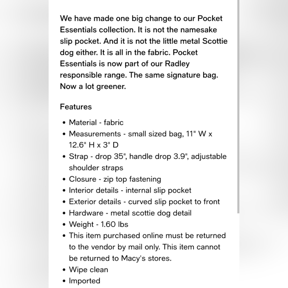 Radley London Pocket Essentials Medium Ziptop Backpack - Black & Rose Gold - Picture 3 of 15